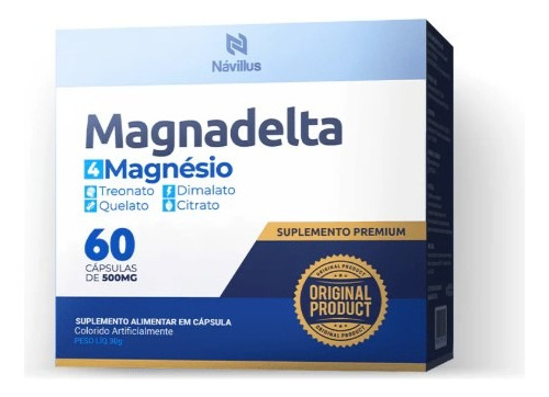 Sono Tranquilo Com Magnadelta - 60 Cápsulas Sem Sabor