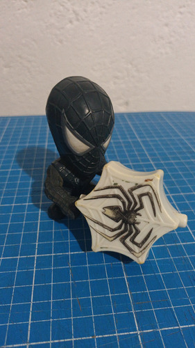 Speeder Man Black Burger King Happy Meal Marvel 2006 (Usado)