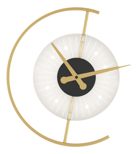 Lámpara De Pared Con Reloj Nórdico, Luz Cálida, Luz De