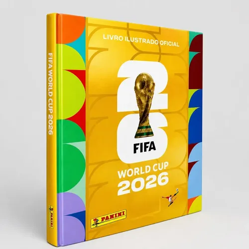 Álbum Capa Dura Ouro - Copa Do Mundo 2026 - Fifa World Cup