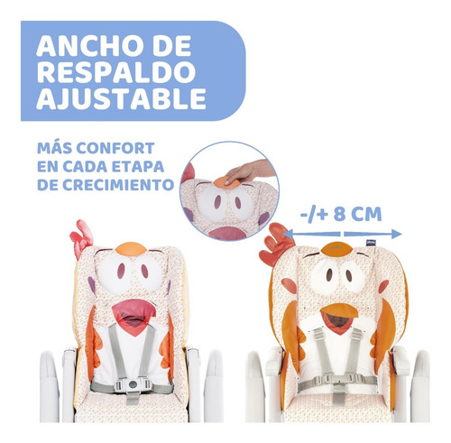 Silla De Comer Polly2start Multiposición Regulable Plegable