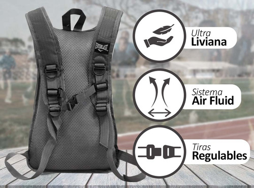 Imagen 7 de 10 de Mochila Everlast Running Super Liviana Trekking Bicicleta
