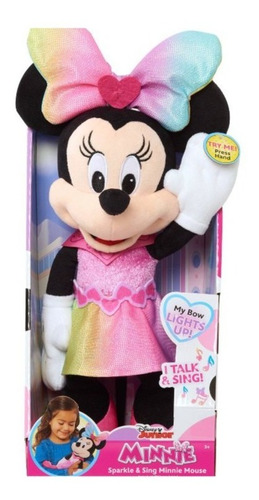 Minnie Mouse Peluche Original Brilla Y Canta