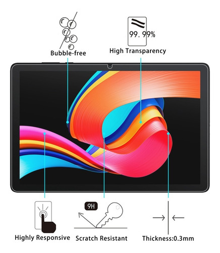 Vidrio Templado Para Tcl Tab 10l Lte Gen3/gen2 10.1