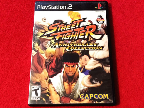 Street Fighter Anniversary Collection Para Playstation 2 Ps2