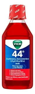 Jarabe Vick 44 Para Tos Seca Y Con Flemas Sabor Cereza 240ml