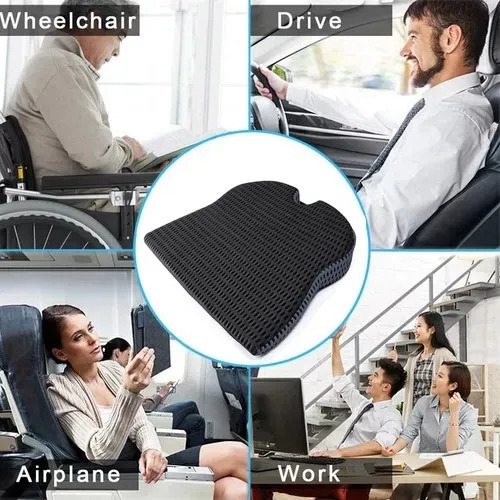 Cojín Elevador De Espuma Viscoelástica Para Asiento De Auto