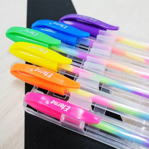 BOLIGRAFO GEL COLORES NEON 8U. BLISTER al por Mayor ≫ Plasticosur