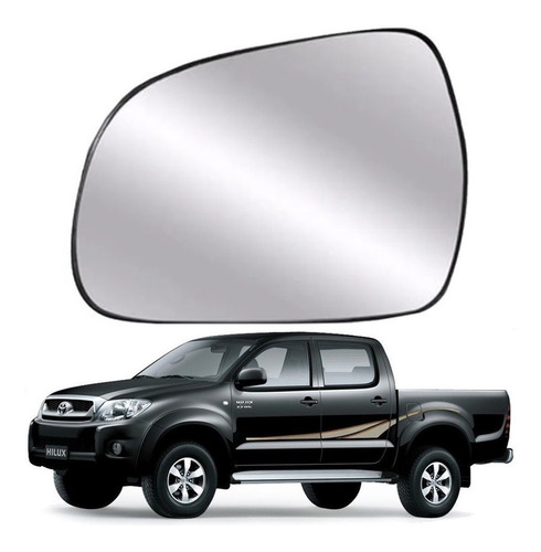 Subconjunto Retrovisor Lente Base Hilux 2005 / 2011