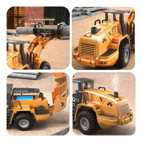 Modelo De Coche De Ingeniería Para Niños Con Spray Y Luces