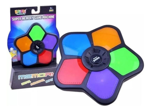 Juego De Memoria Simón Dice Estrella 5 Colores Luces