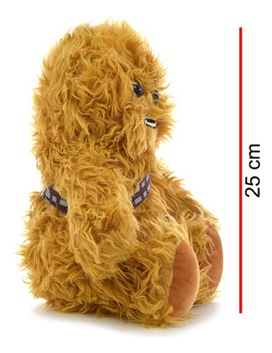 Imagen 3 de 3 de Star Wars Chewbacca De Peluche 25cm Phi Phi Toys