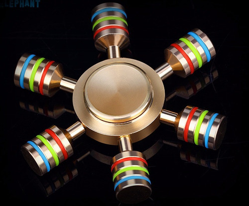 Hand Spinner Fidget Metal Cobre Profesional !!