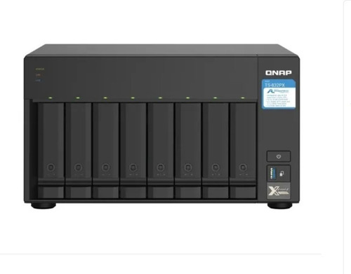 Imagen 1 de 3 de Nas Qnap Ts-832px-4g 8 Bahias 2x10gb Sfp+ Quad Core 4gb