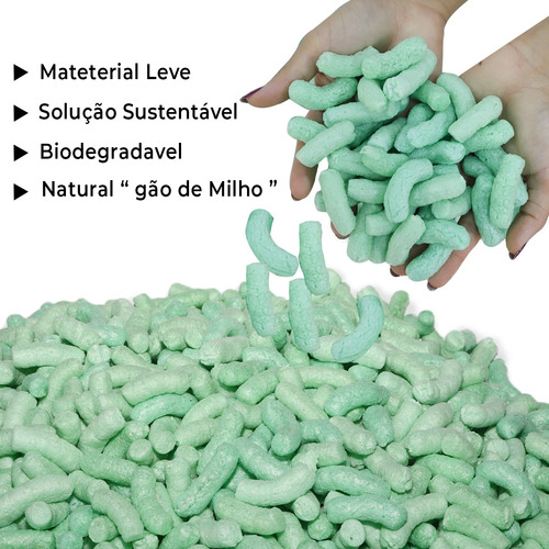 3 Litros Flocos De Proteção Enchimento De Caixa Biodegradave