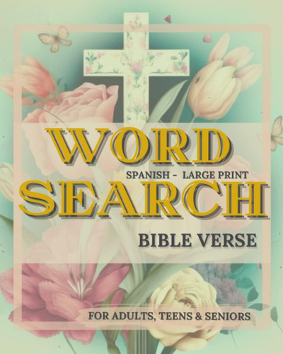 Libro: Word Search Bible Verse For Adults, Teens And Seniors