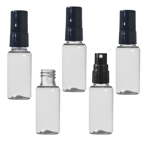 Kit C/10unidades Frascos 25ml + Spray  Borrifador Perfumes