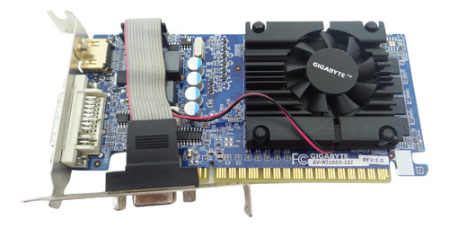 Placa De Vídeo Gigabyte Nvidia Geforce G210 1gb Ddr3 (Recondicionado)