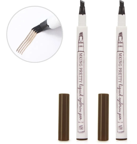 Imagem 3 de 6 de Caneta Fio A Fio Henna Microblading Para Sobrancelha 24h