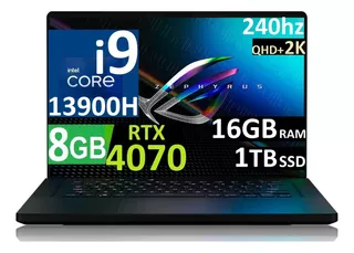 Asus Rog Zephyrus M16 2k Ci9-13900h 16gb 1tb Ssd Rtx4070 8gb