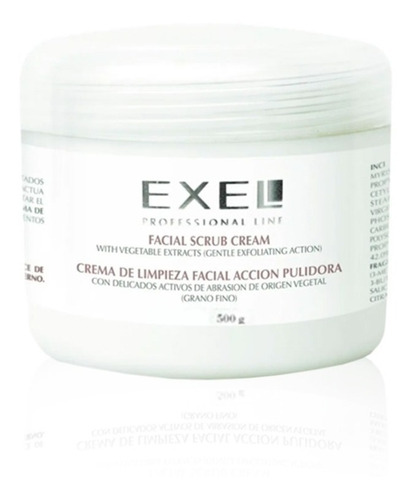 Crema Exfoliante Facial Accion Pulidora G-fino Exel 500gr