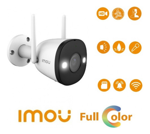 Cámara De Seguridad Wifi Imou Ip Exterior Bullet 2 4mp