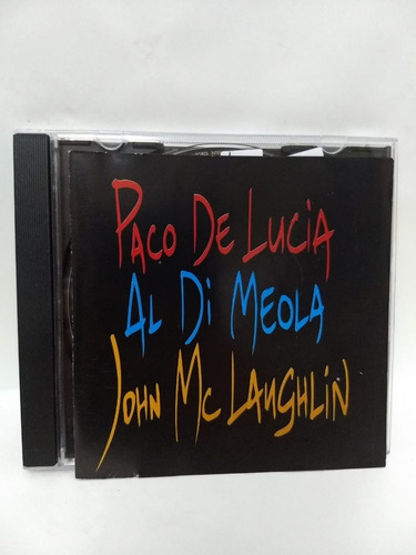 De Lucía- Di Meola- Mc Laughlin- Guitar Trio Cd- Imp Francia