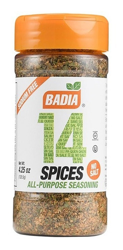 Condimento Badia 14 Spices 120.5g - Unidad a $29800