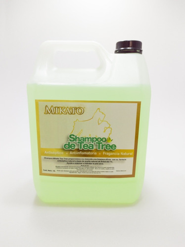 Shampoo Tea Tree Oil Mikato 4 Litros