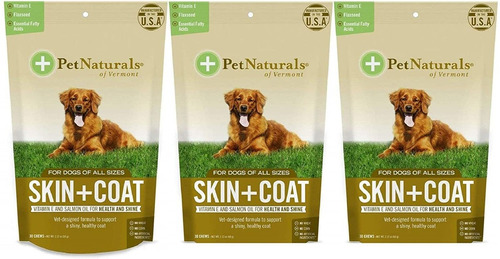 (paquete De 3) Mascota Naturals De Vermont Piel + Chamarra P