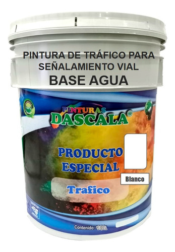 Pintura De Trafico Para Señalamiento Vial Base Agua