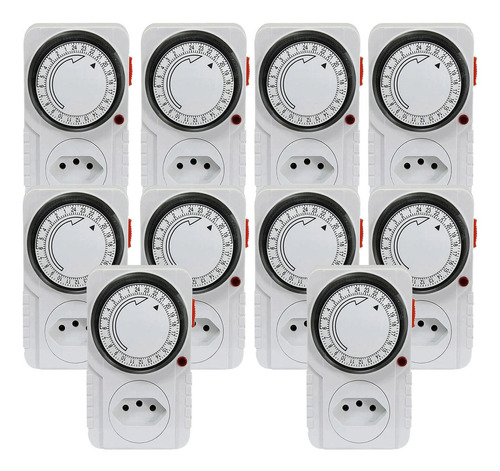 10pcs Timer Temporizador Analogico 110/220v Progamavel