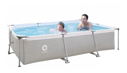 Piscina Rectangular Jilong 3.0 X 2.07 X 0.65 Cm Grey