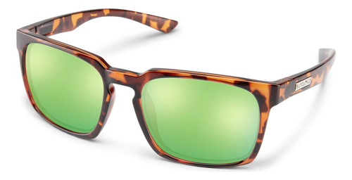 Gafas De Sol Polarizadas Suncloud Hundo, Espejo Verde Polari