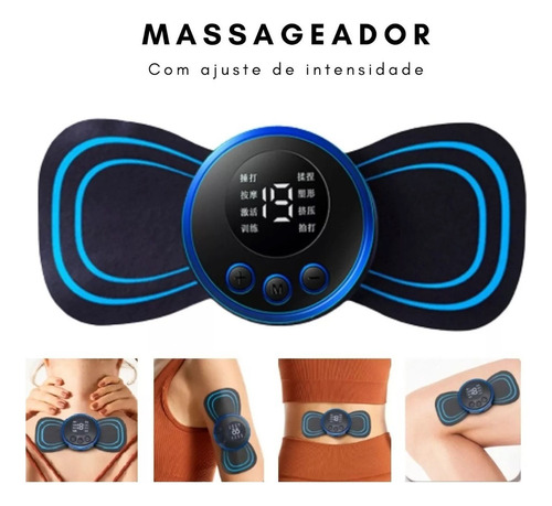 Massageador Elétrico Cervical Eletroterapia Ems Pescoço