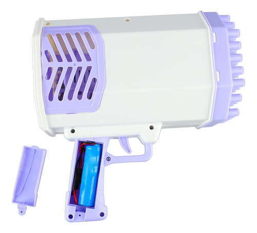 Pistola De Burbujas De 69 Agujeros Con Luz Para Niños