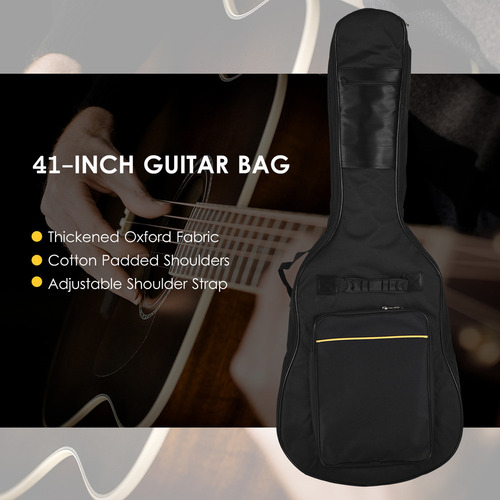 Yue Funda For Guitarra 41: Buey Grueso, Acolchada Y Con