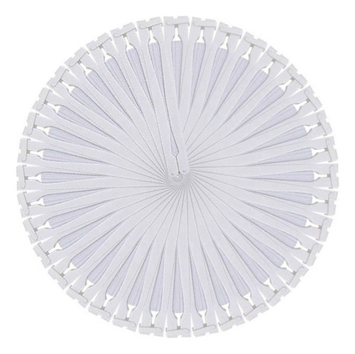 Cb Papel Blanco Con Diseño En Forma De Abanico Qk De 60