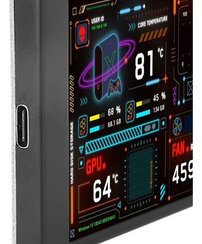 Panel De Sensores De Computadora, Monitor De Temperatura De