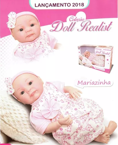 Boneca Bebê Reborn Mariazinha Original Sid-Nyl