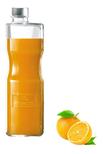 Garrafa P/ Suco E Água Vidro 1l Optima Juice - L. Bormioli