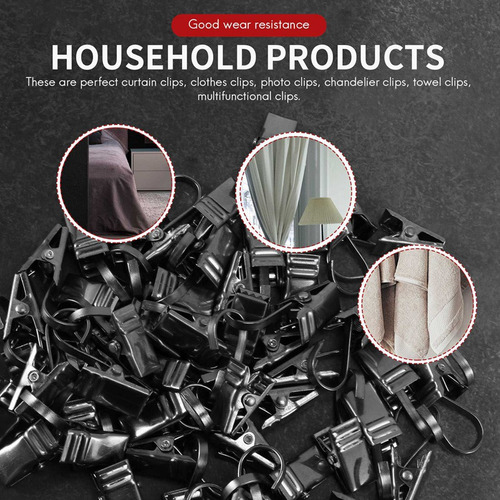 50 Clips, Ganchos Y Anillos En C De Acero Inoxidable.