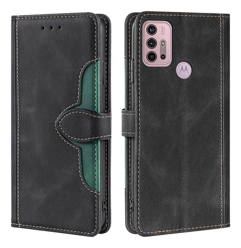 Funda De Piel Tipo Cartera Con Tarjetero Para Moto G Stylus