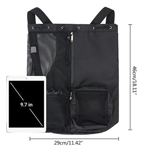 Bolsa De Natación Con Cordón De Malla, Mochila De Playa.