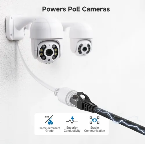Cable Ethernet Matters Cat 6, 10 Gbps, 25 Pies, Negro