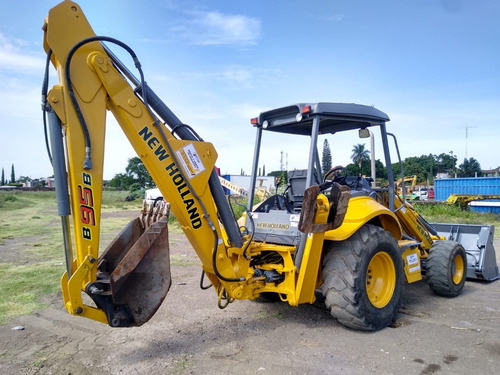 Retroexcavadora New Holland B90b Año 2008 Doble Tracción 4x4