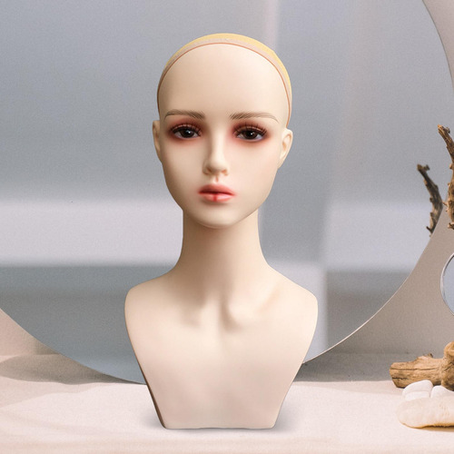 Peluca Femenina Cabeza Maniquí Peluca Modelo De Estilo C