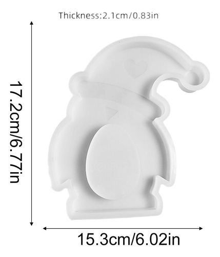 Molde De Silicona Con Forma De Pingüino Hecho A Mano Con For