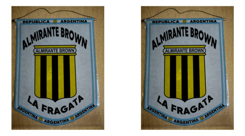 Banderin Grande 40cm Almirante Brown