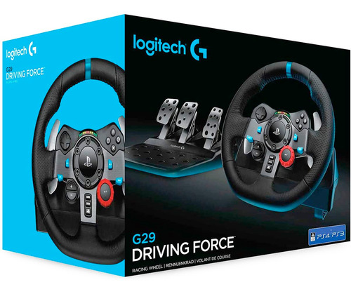 Logitech G29 Racing Volante + Pedalera Para Pc Ps3 Ps4 Ps5